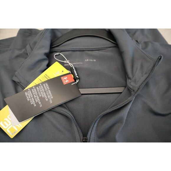 Under Armour UW1276 Women's Sz L Gray Zinger Tulip Full Zip UPF 30 Jacket - Picture 7 of 8